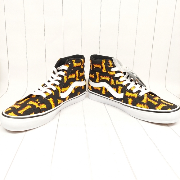 Vans Skate SK8-Hi Sneakers Thrasher Logo Black Multi VN0A5FCCBML Shoes NIB Skate - Picture 5 of 12